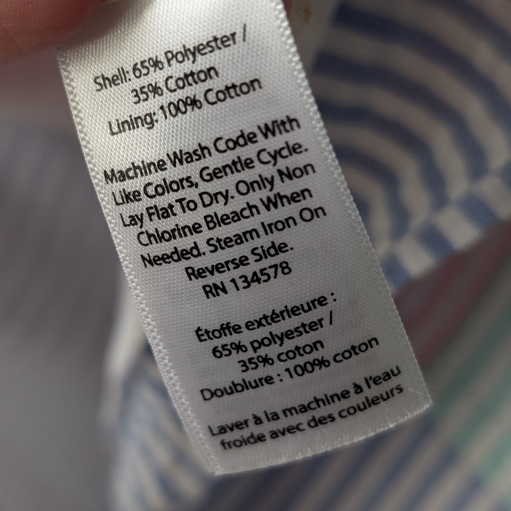 Vineyard Vines 145th Anniversary Kentucky Derby Blue and White Striped Dress - Picture 9 of 10